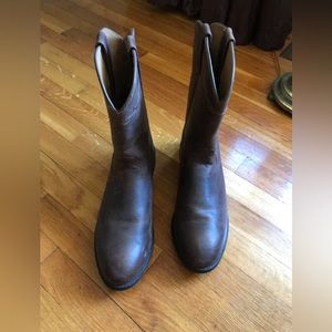 Mens Brown Leather Arias Advance Torque Stability Boots 10.5D